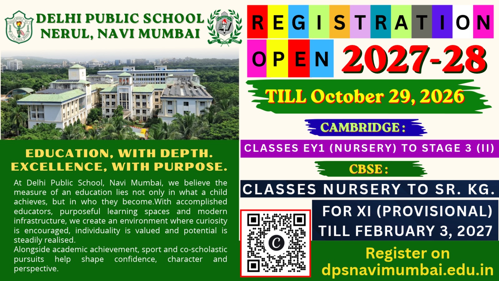 DPS Navi Mumbai Admission